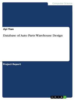 cover image of Database of Auto Parts Warehouse Design